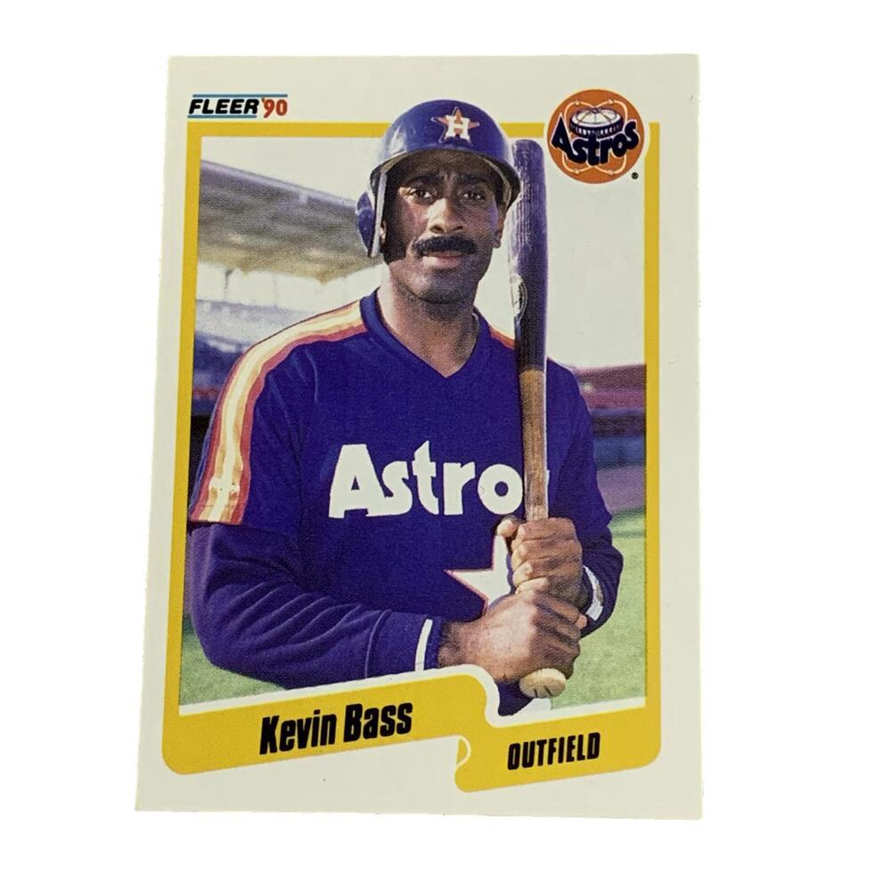 1990 Fleer Kevin Bass‎ Houston Astros Baseball Card #223